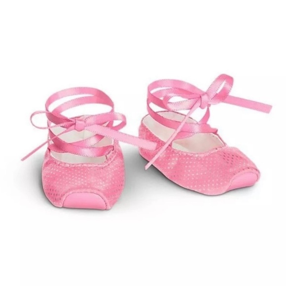 American Girl Truly Me Pretty Pink Tutu Set With Tiara & Ballet Slippers Retired - Picture 4 of 10